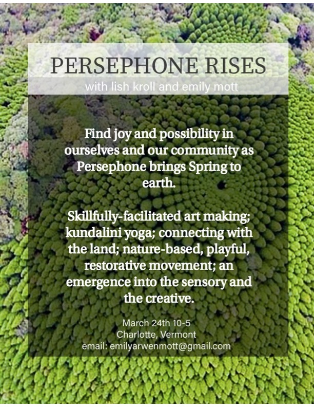 Persephone's Rising Movement/Art Retreat